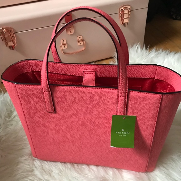 Kate Spade pink tote🎀 - Picture 3 of 6